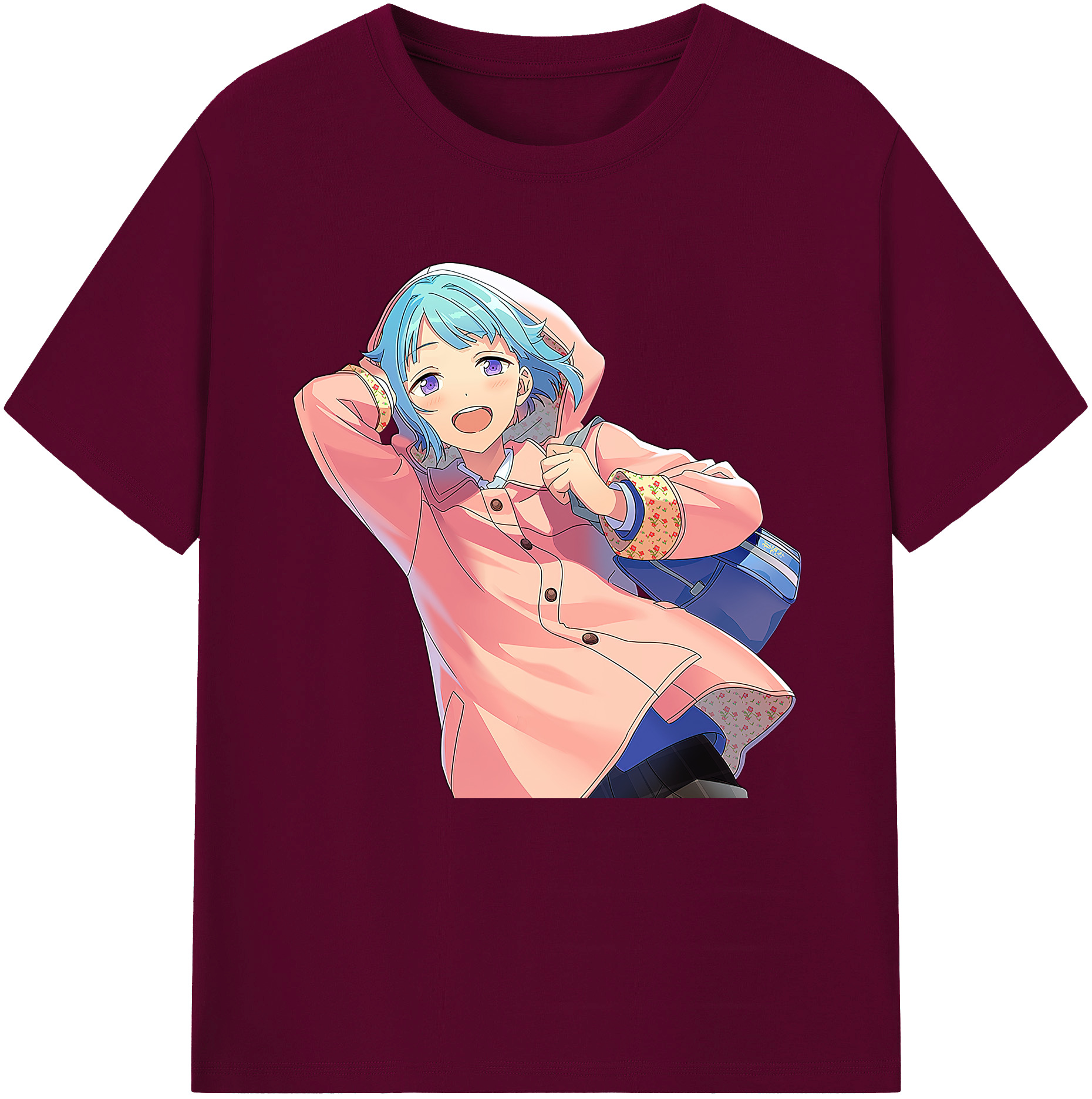 （画像用） あんさんぶるスターズ! Ensemble Stars レディースカジュアルプリントTシャツ（綿100％）